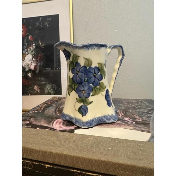 Cash Family Other - Vintage Cash Family Pottery Creamer Or Small Pitcher - Made In USA - Cottagecore